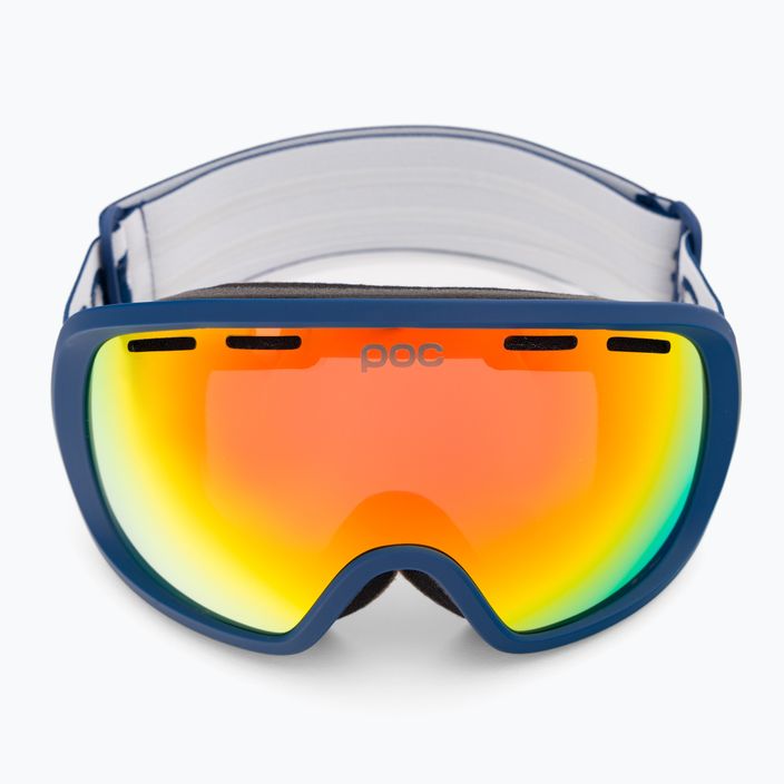 Occhiali da sci POC Fovea Clarity blu piombo/arancione specchiato 2