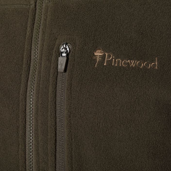 Pinewood uomo senza maniche Pirsch Fleece h.verde 3