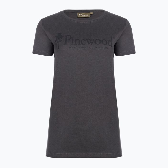 Maglietta Pinewood Outdoor Life donna antracite scuro
