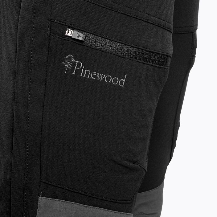 Pantaloni a membrana Pinewood Finnveden Hybrid nero/d.antracite da donna 5