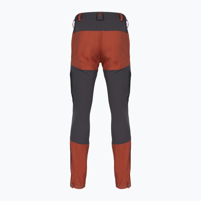 Pantaloni da trekking Pinewood Finnveden Hybrid da uomo d.antracite/terraco 6