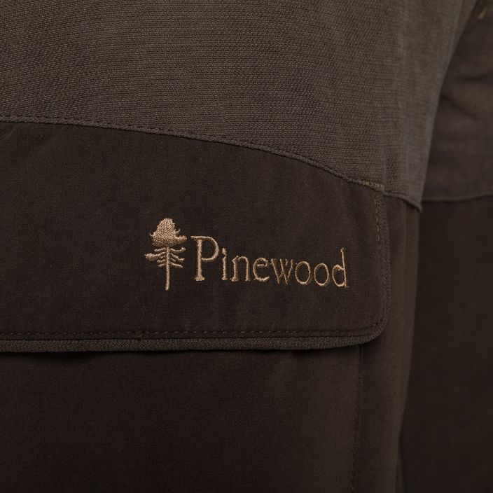 Pantaloni da uomo Pinewood Smaland in pelle scamosciata marrone chiaro con membrana 10