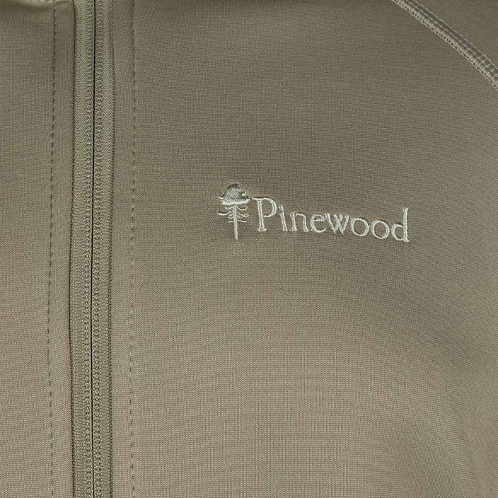 Felpa con cappuccio Pinewood Finnveden da uomo, color cachi medio 3
