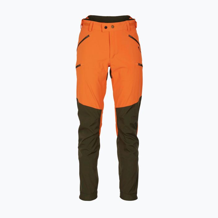 Pantaloni a membrana Pinewood Abisko da uomo b.orange/mossgreen 5