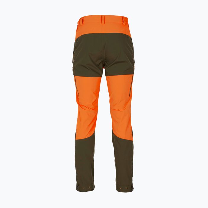 Pantaloni a membrana Pinewood Abisko da uomo b.orange/mossgreen 6