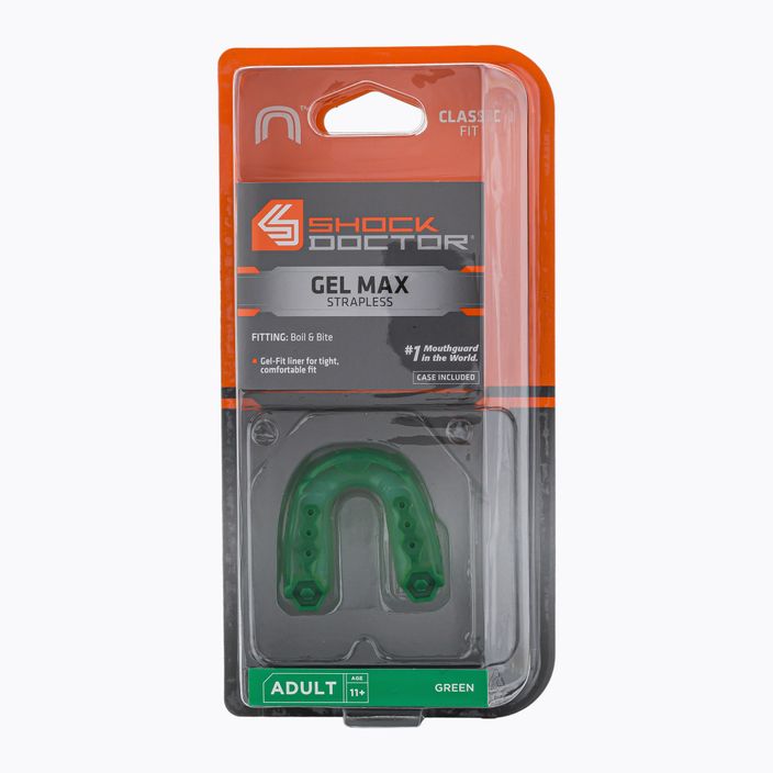 Shock Doctor Gel Max protezione mascella verde