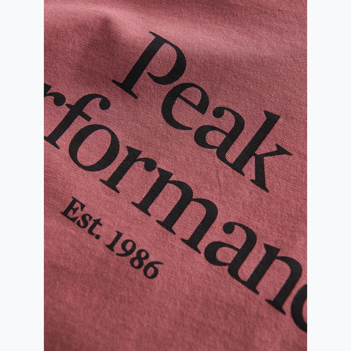 Camicia da trekking da uomo Peak Performance Original rosa marrone 8