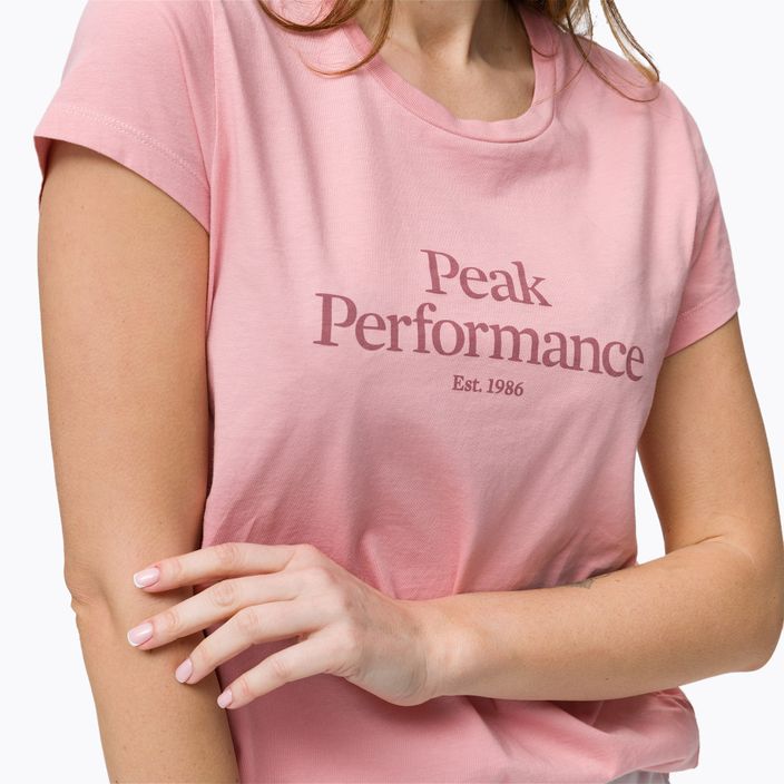 Camicia da trekking da donna Peak Performance Original warm blush 4