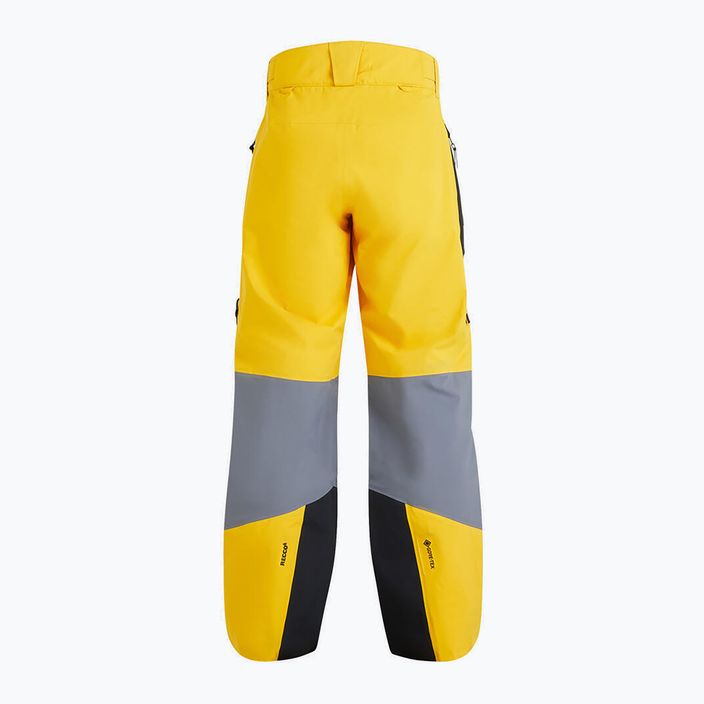Pantaloni da sci Peak Performance Gravity GoreTex da uomo oro puro 10
