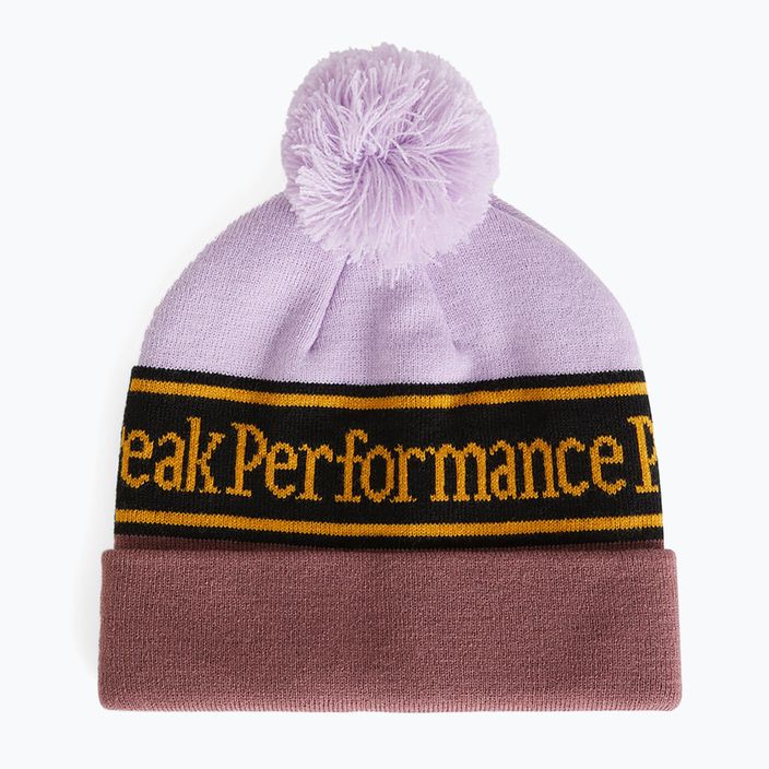 Peak Performance Pow Hat Cappello invernale rosa marrone 4