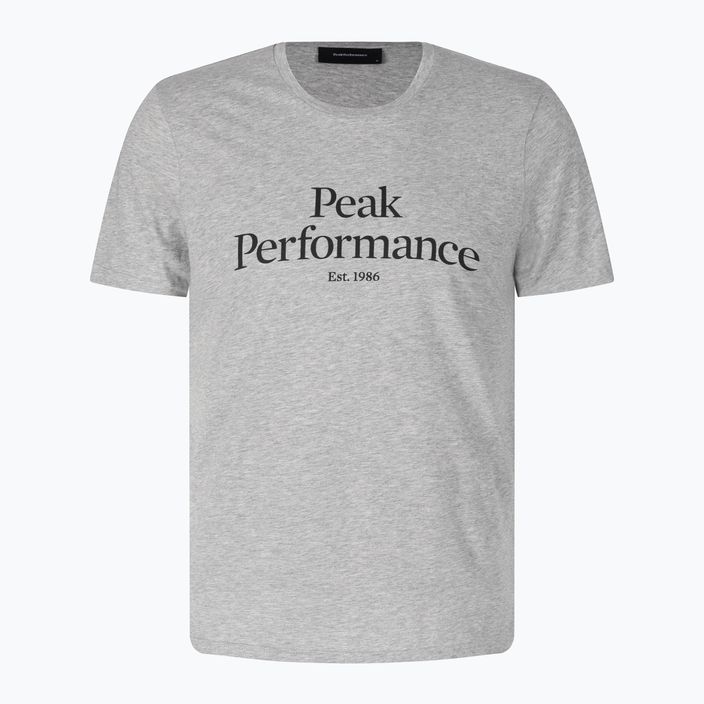 Camicia da trekking Peak Performance Original med grey melange da uomo 3