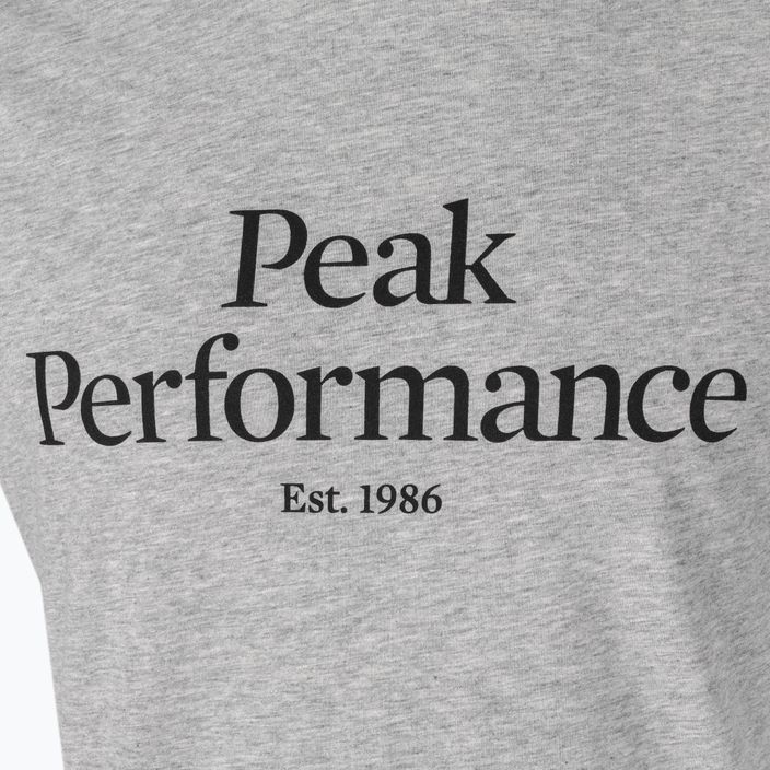 Camicia da trekking Peak Performance Original med grey melange da uomo 5