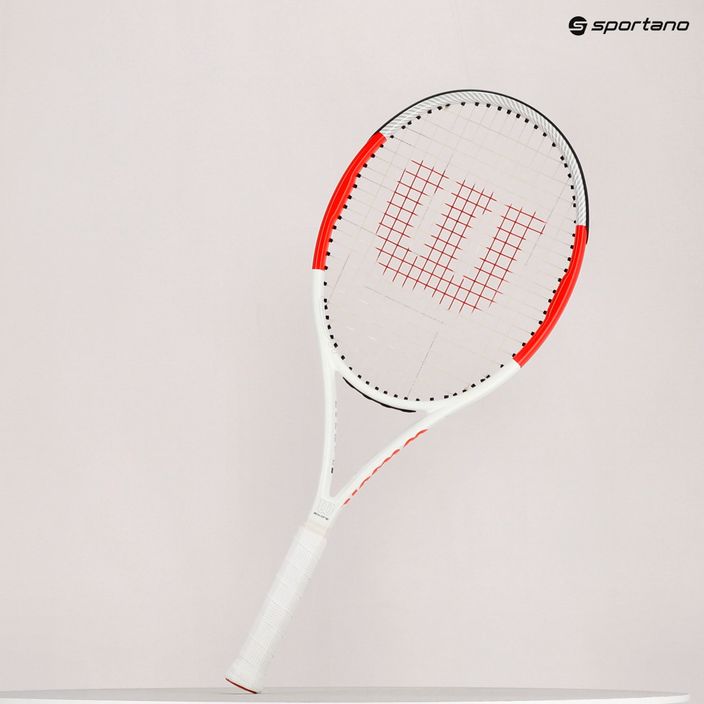 Racchetta da tennis Wilson Six.One Lite 102 CVR rosso e bianco WRT73660U 8