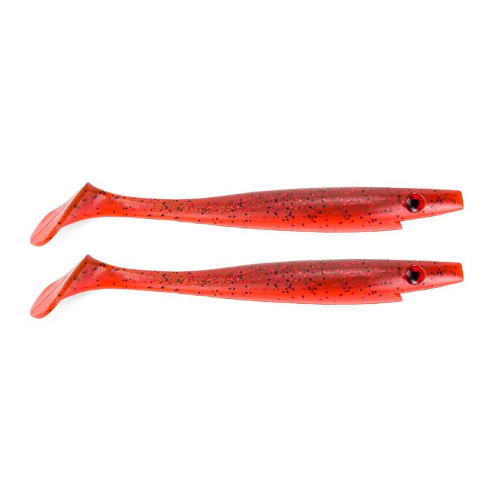Strike Pro Pig Shad Jr esca in gomma 2 pezzi rosso TEV-SP172C-114 2