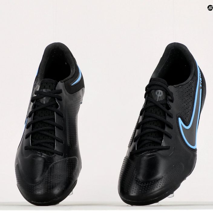 Scarpe da calcio Nike Legend 9 Elite FG uomo nero/grigio ferro 11