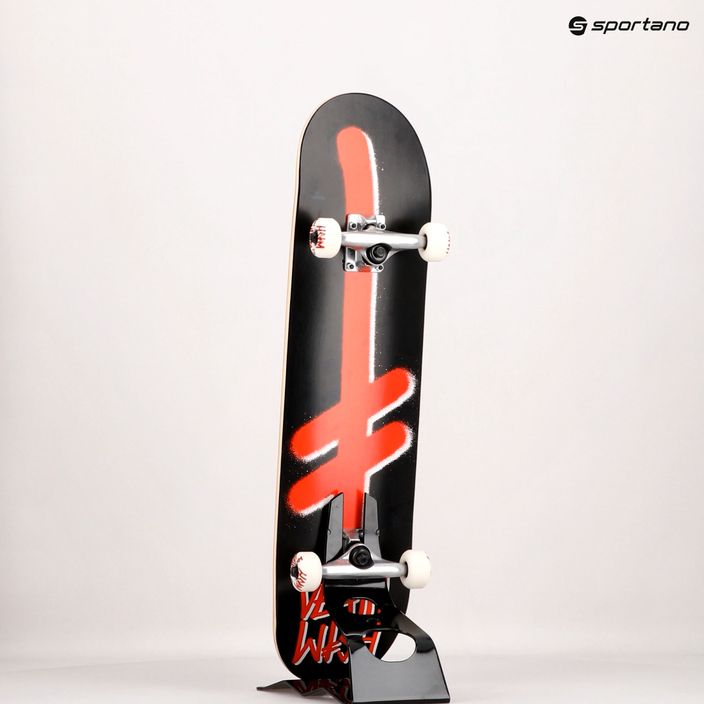 Deathwish Gang Logo skateboard classico nero/rosso 10