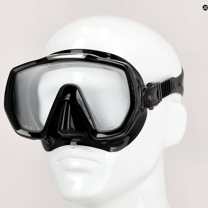 TUSA Freedom Elite maschera subacquea nera/grigia 7