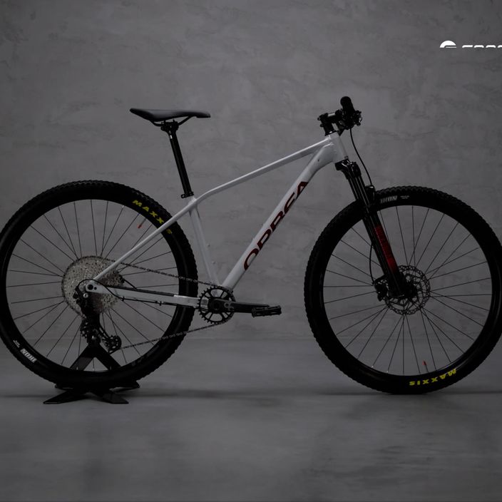 Orbea Alma H50 mountain bike bianco/grigio/rosso 14