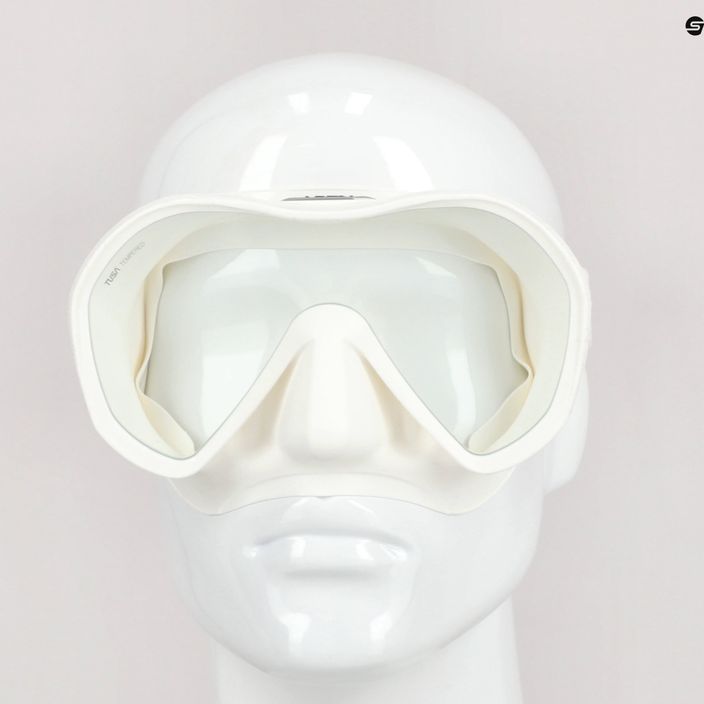 TUSA Zeense Pro maschera subacquea bianca 8