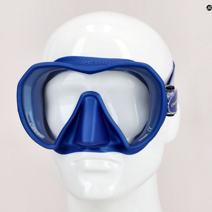Maschera subacquea Cressi Z1 blu/blu 7