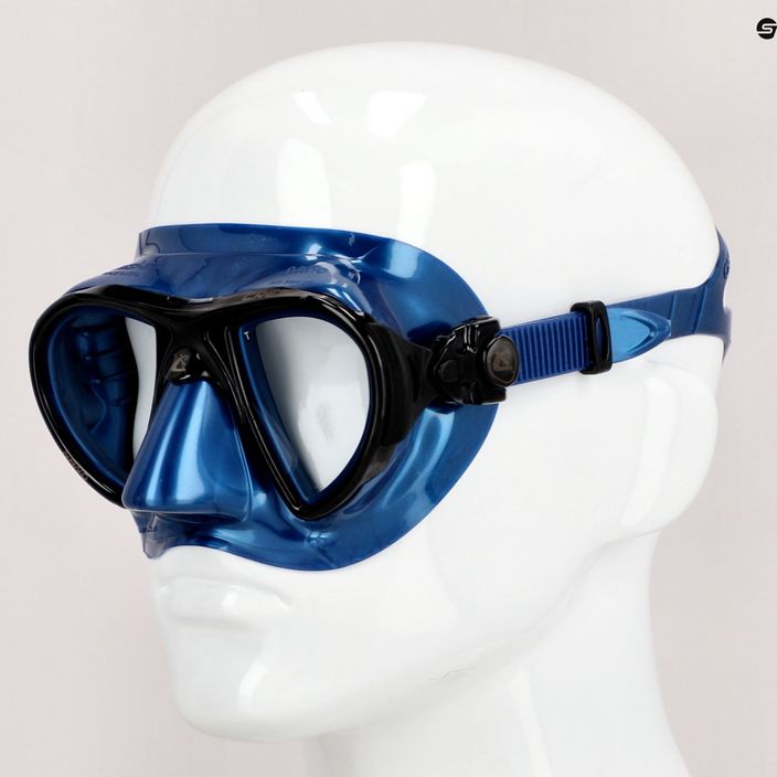 Maschera subacquea Cressi Nano blu/argento/nero 7