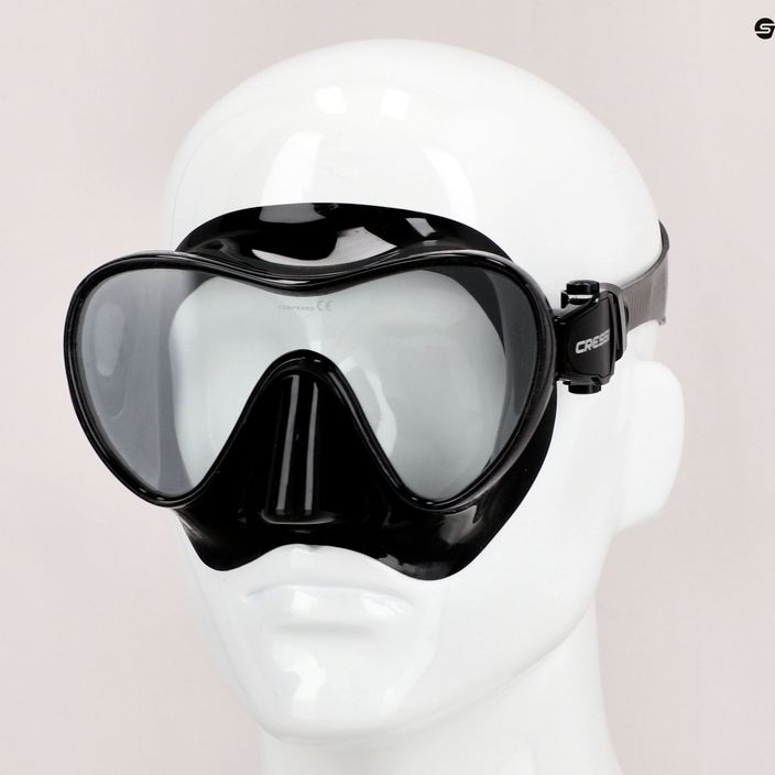 Cressi F1 Small maschera subacquea nera 7