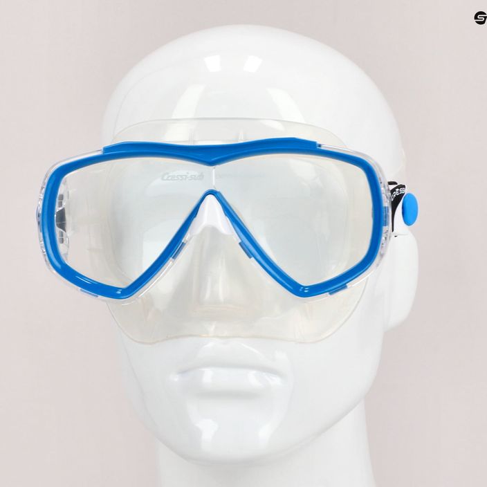 Maschera subacquea Cressi Estrella trasparente/blu 7