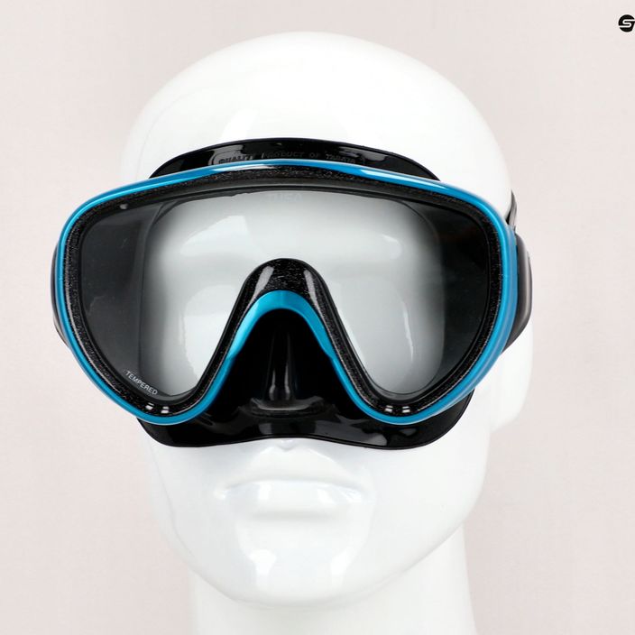 TUSA Sportmask maschera subacquea turchese/nera 7