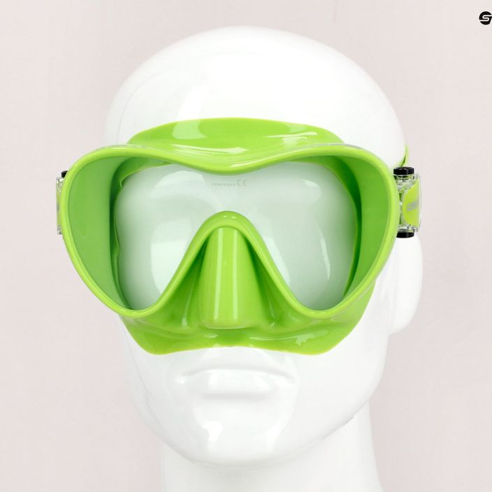 Maschera subacquea Cressi F1 lime 9