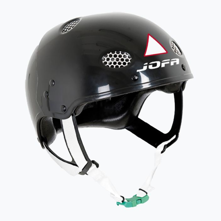 Casco da hockey per bambini JOFA 715 LS JR nero/bianco