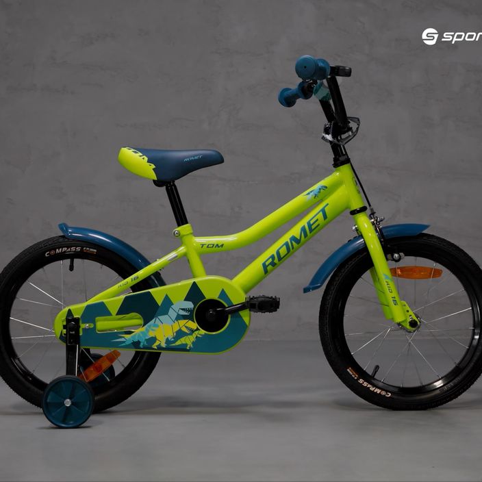 Bicicletta da bambino Romet Tom 16 verde/blu 7