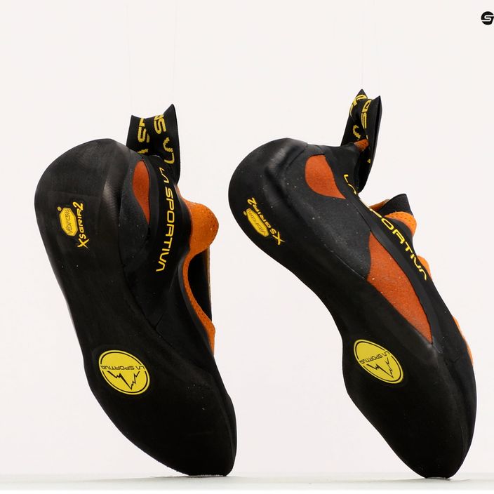 Scarpa da arrampicata La Sportiva Cobra arancione 10