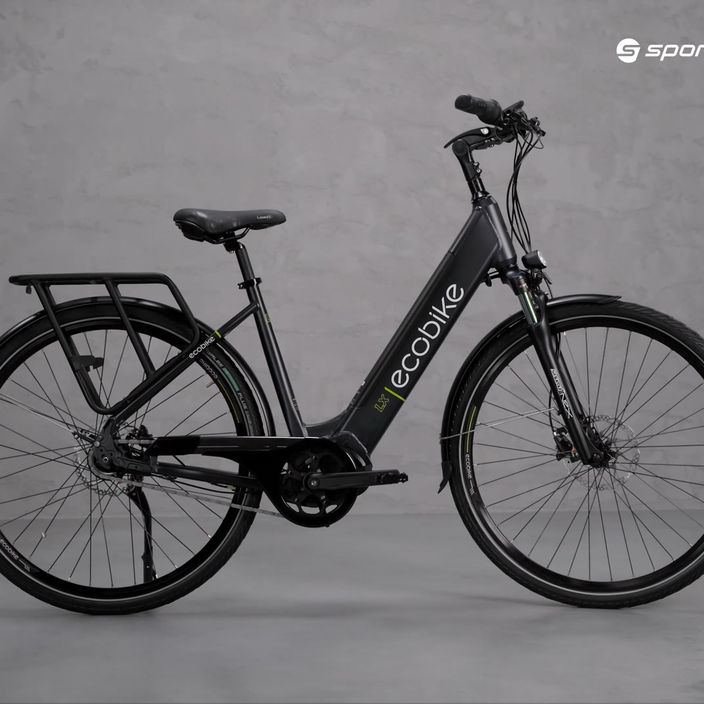 Bicicletta elettrica EcoBike LX 48V 14Ah 672Wh X300 LG nero 14