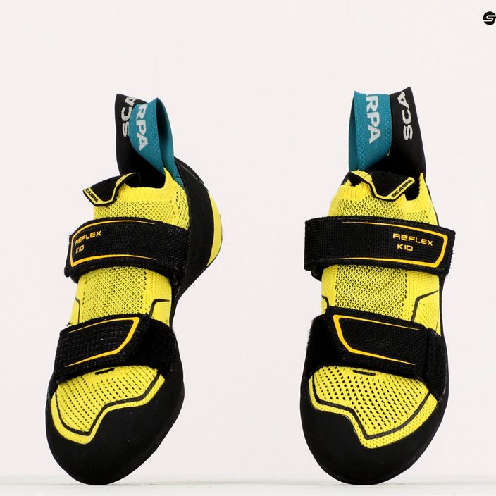 SCARPA Reflex Kid scarpe da arrampicata giallo/nero 9
