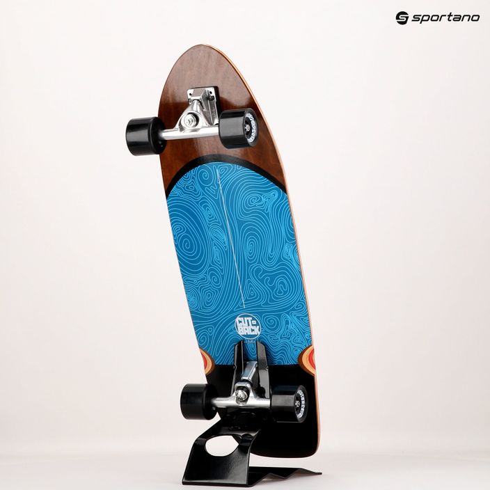Cutback Surfskate Skateboard Onda Blu 10