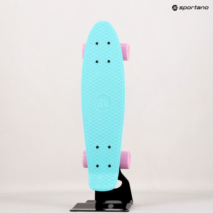 Meteor flip skateboard 23694 menta/rosa pastello/giallo 8