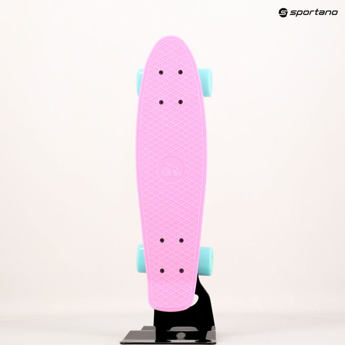 Meteor flip skateboard 23692 rosa pastello/menta/giallo 10
