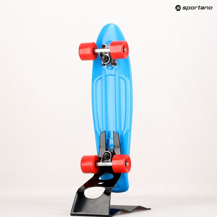 Meteor 23690 neon blu/rosso/argento footy skateboard 10