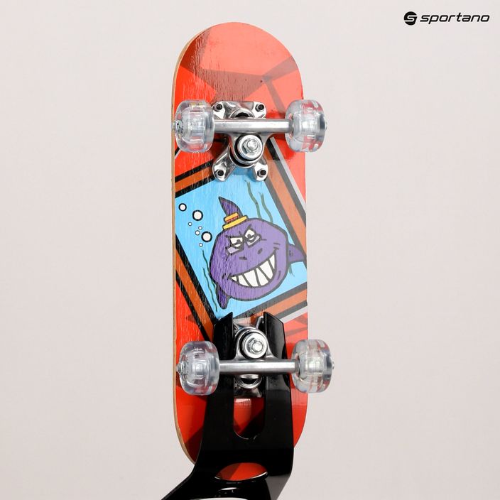Skateboard classico per bambini Mechanics Mini 17 arancione 7
