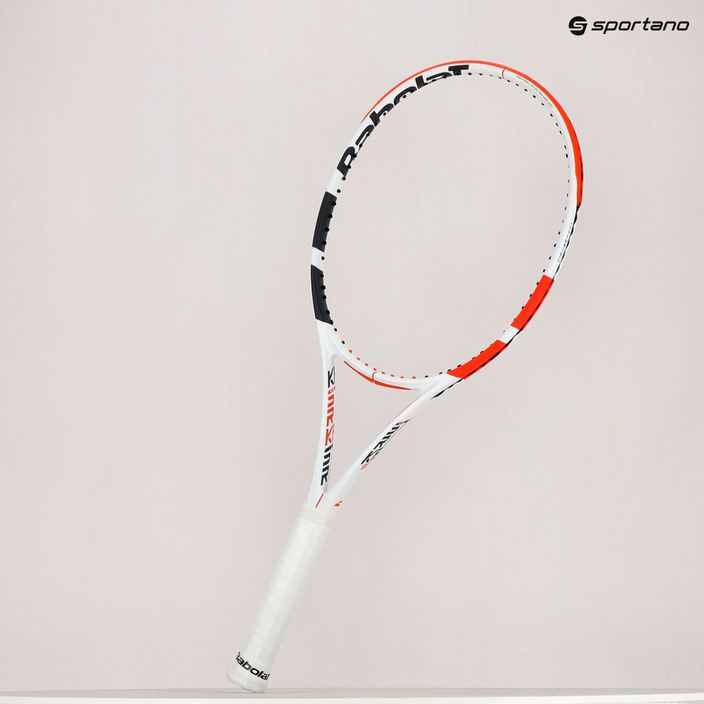 Racchetta da tennis Babolat Pure Strike 100 bianco/rosso/nero 12