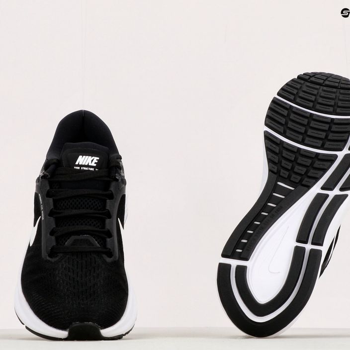Nike Air Zoom Structure 24 nero/bianco scarpe da corsa da donna 11