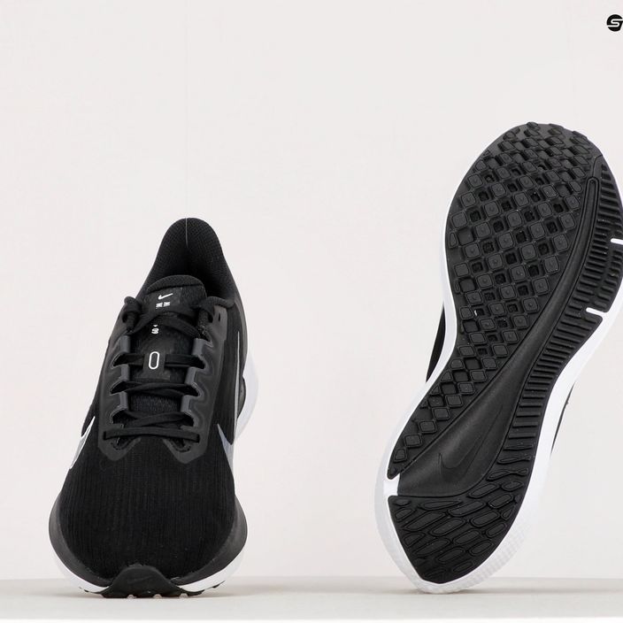 Uomo Nike Air Winflo 9 scarpe da corsa nero/bianco/grigio fumo scuro 11