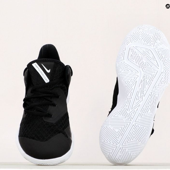 Scarpe da pallavolo Nike Zoom Hyperspeed Court nero/bianco 9