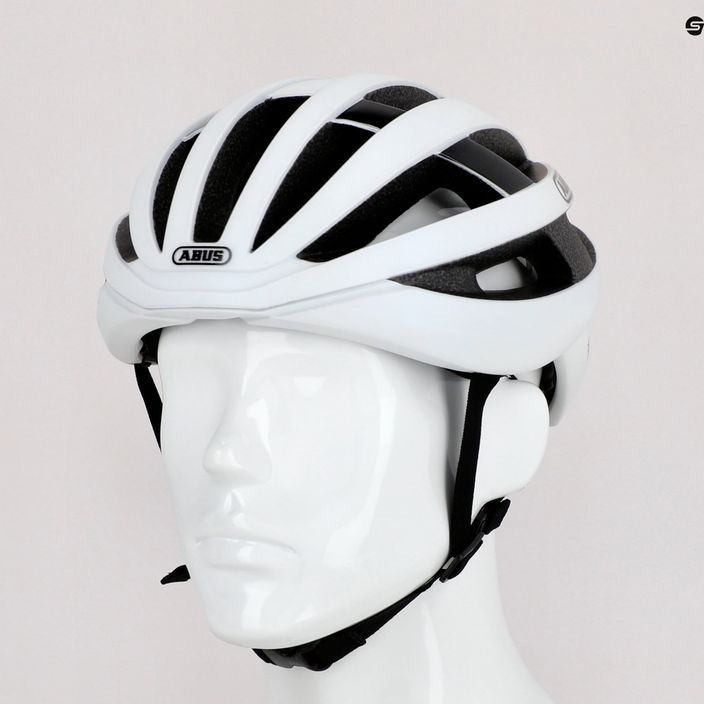 ABUS casco da bicicletta Viantor in pile bianco 9