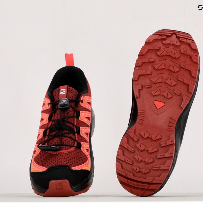 Salomon XA Pro V8, scarpe da corsa per bambini, dalia/nero/pordo 18