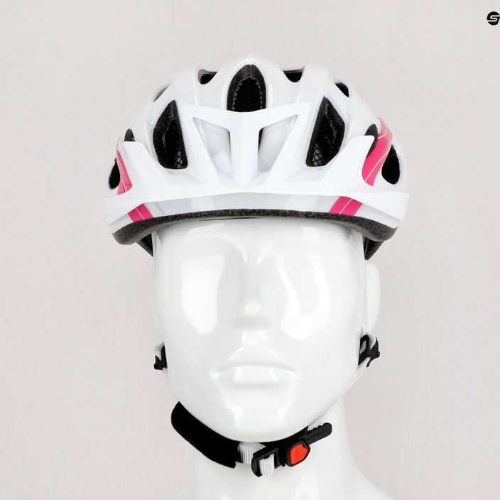 Casco da bici Alpina MTB 17 bianco/rosa 9