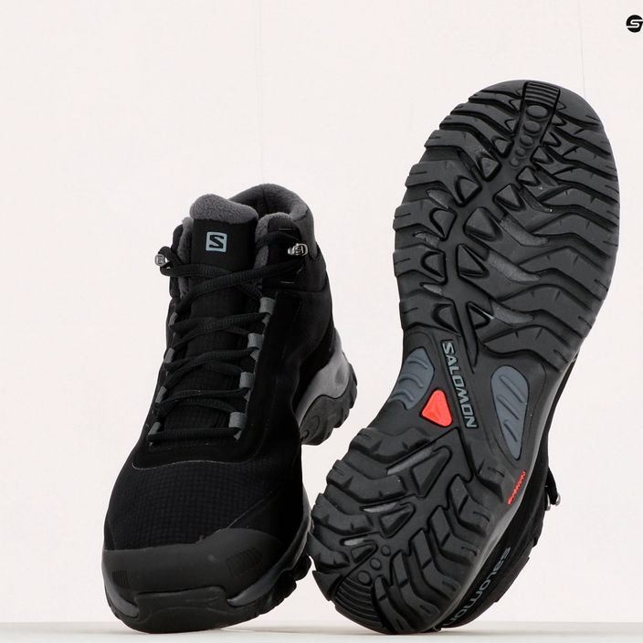 Salomon Shelter CS WP scarpe da trekking da uomo nero/ebano 17