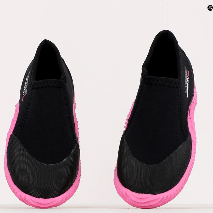 Cressi Minorca Shorty 3 mm nero/rosa scarpe in neoprene 11