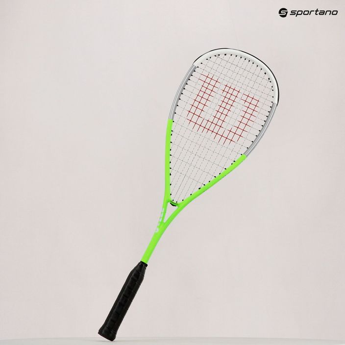 Racchetta da squash Wilson Blade UL verde WR042510H0 14