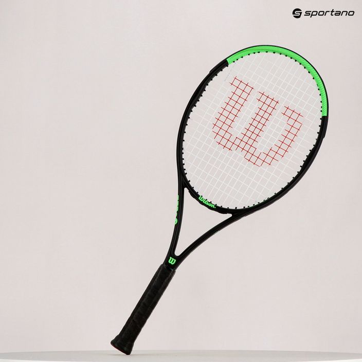 Racchetta da tennis Wilson Blade Feel 103 nero-verde WR083310U 14
